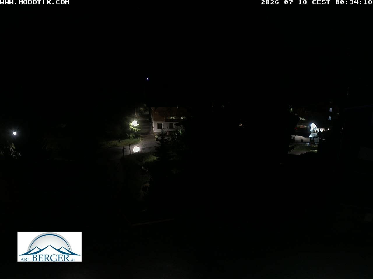 Archiv Foto Webcam Oberlech: Pension Berger