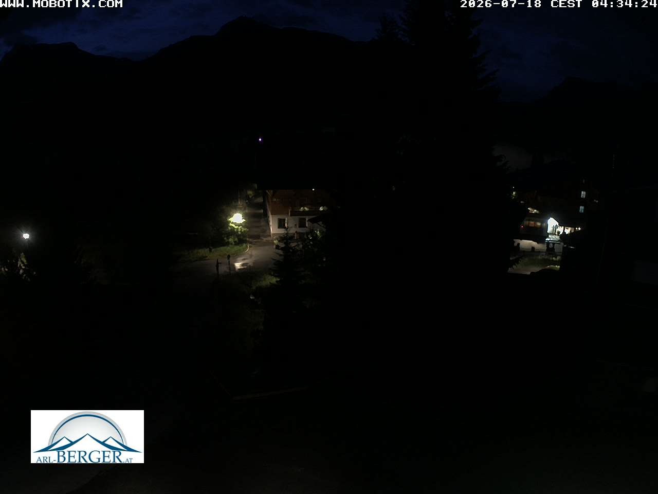 Archiv Foto Webcam Oberlech: Pension Berger