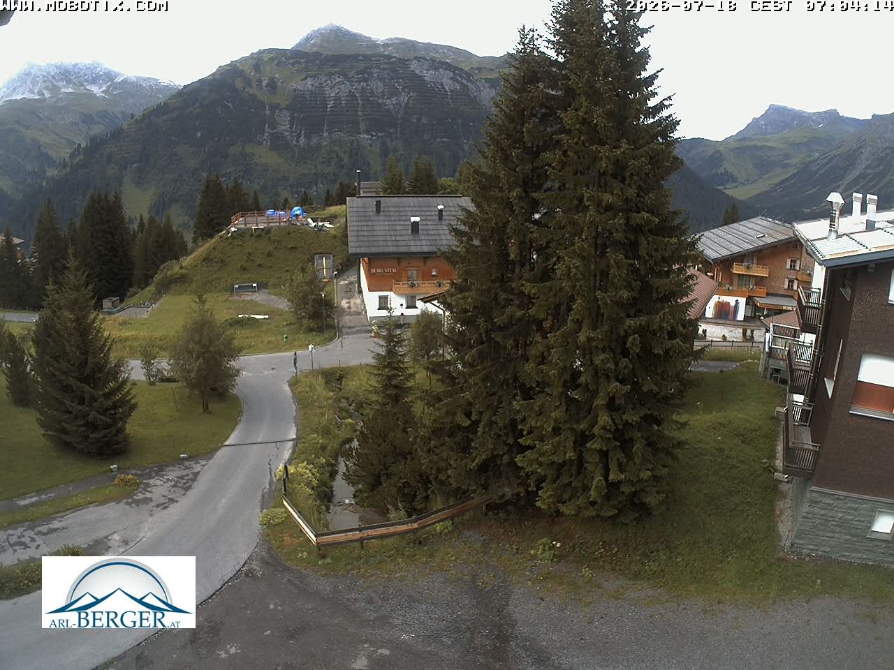 Archiv Foto Webcam Oberlech: Pension Berger