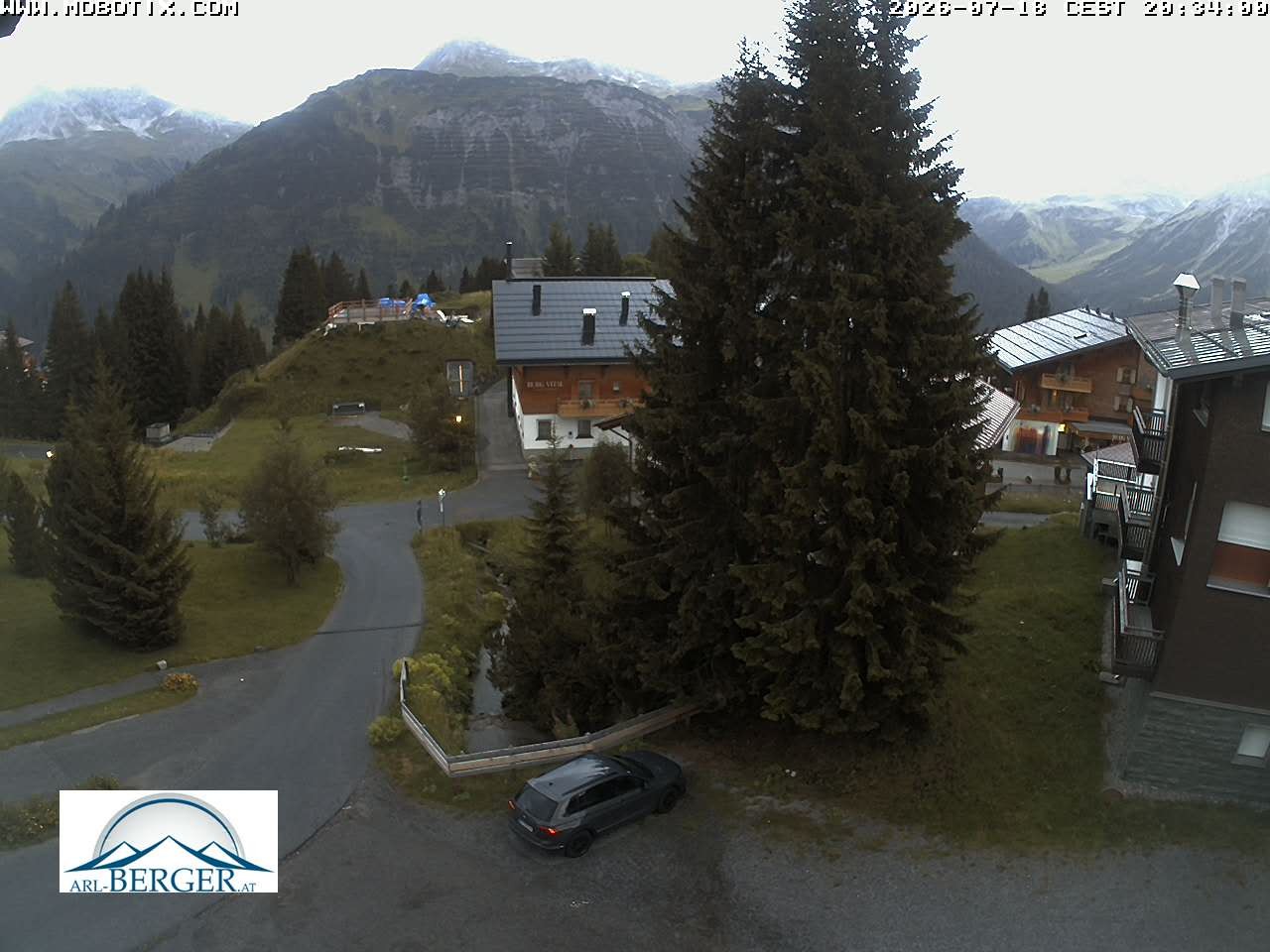 Archiv Foto Webcam Oberlech: Pension Berger