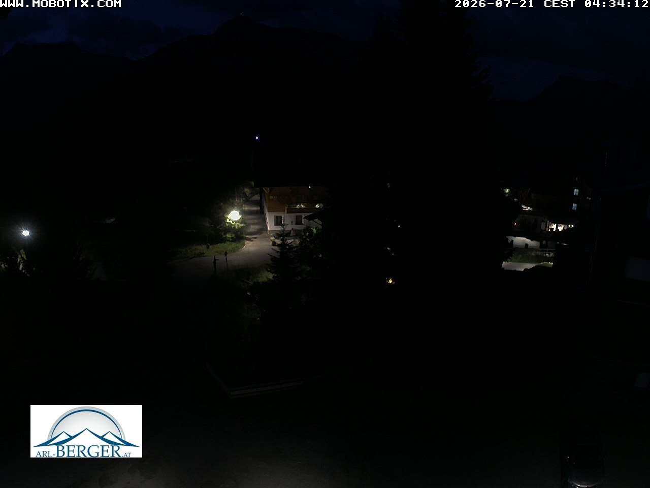 Archiv Foto Webcam Oberlech: Pension Berger