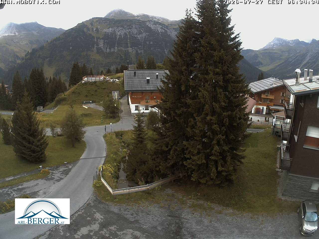 Archiv Foto Webcam Oberlech: Pension Berger