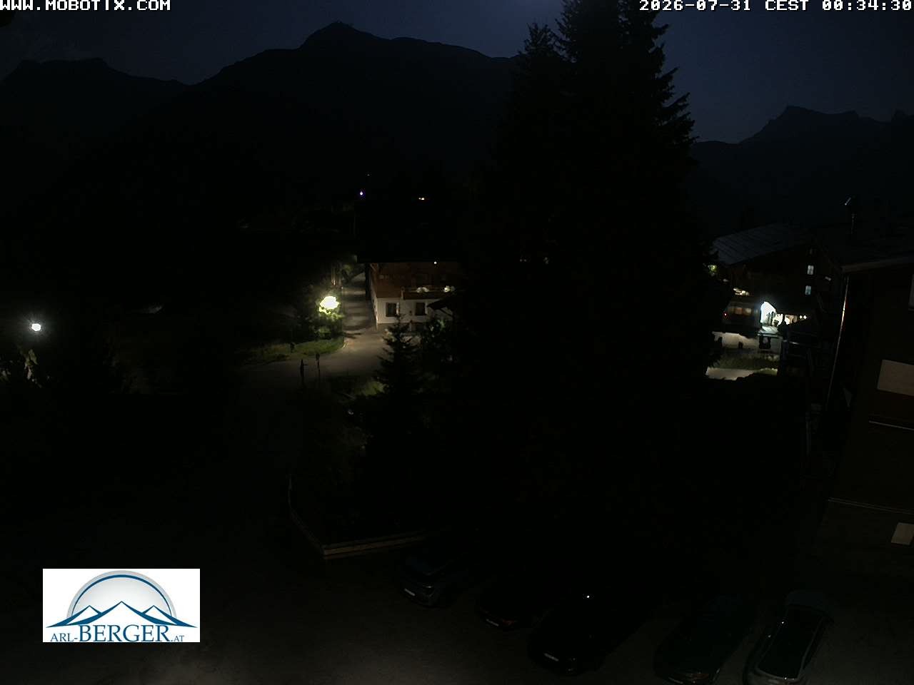 Archiv Foto Webcam Oberlech: Pension Berger