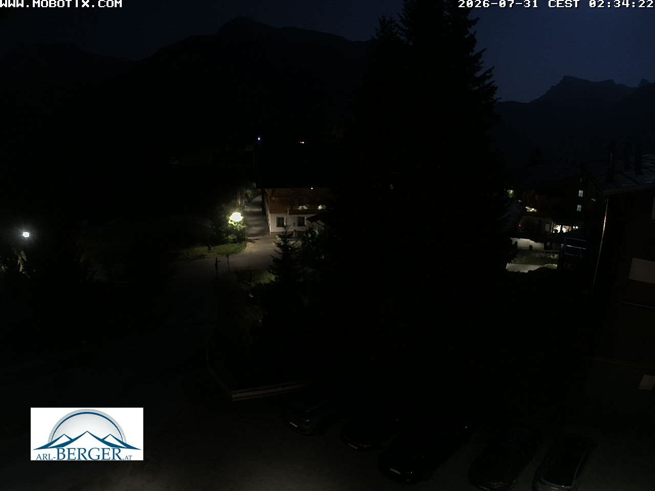 Archiv Foto Webcam Oberlech: Pension Berger