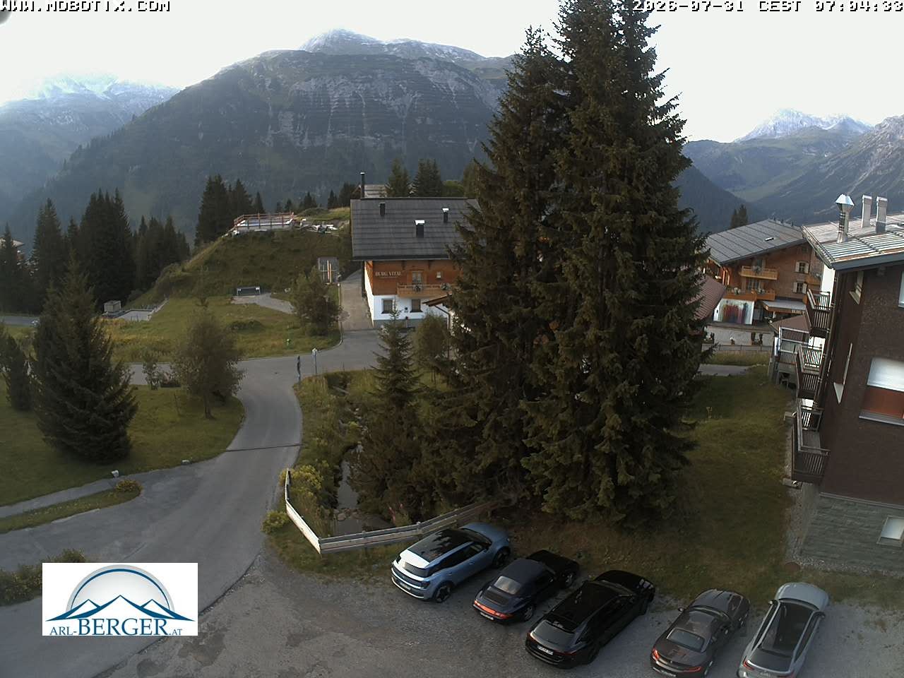 Archiv Foto Webcam Oberlech: Pension Berger