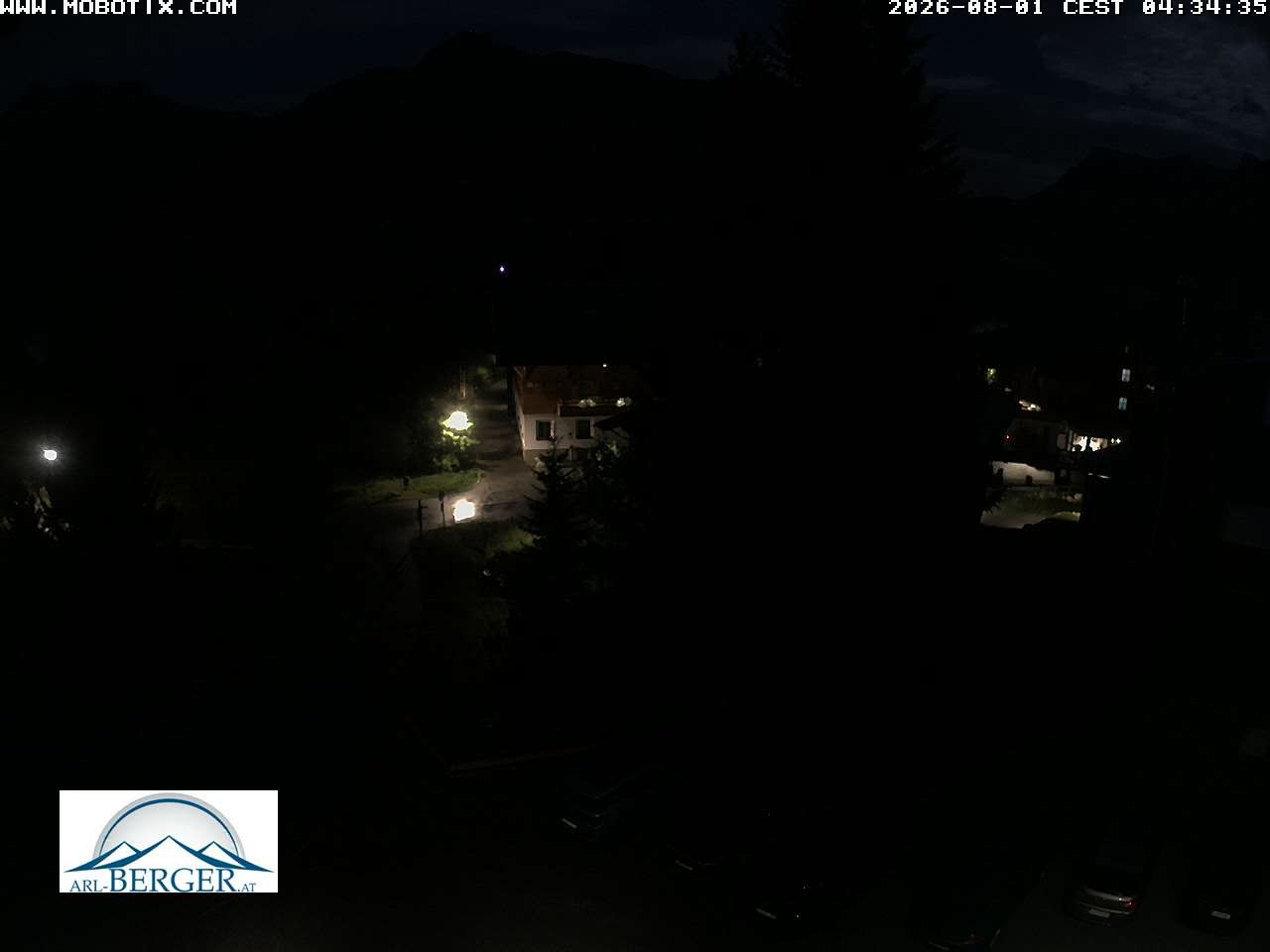 Archiv Foto Webcam Oberlech: Pension Berger