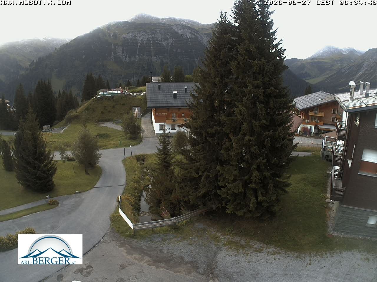 Archiv Foto Webcam Oberlech: Pension Berger