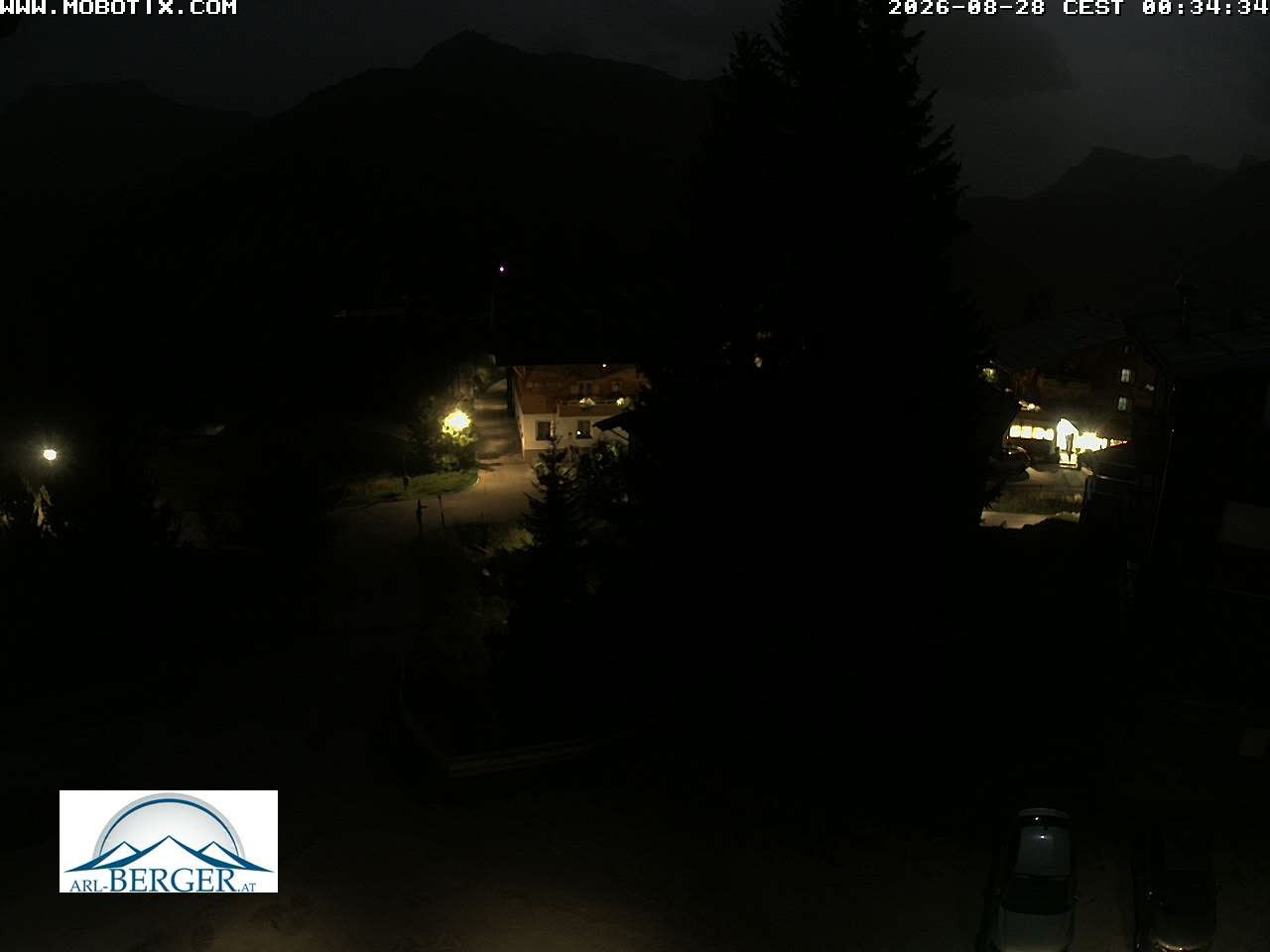 Archiv Foto Webcam Oberlech: Pension Berger