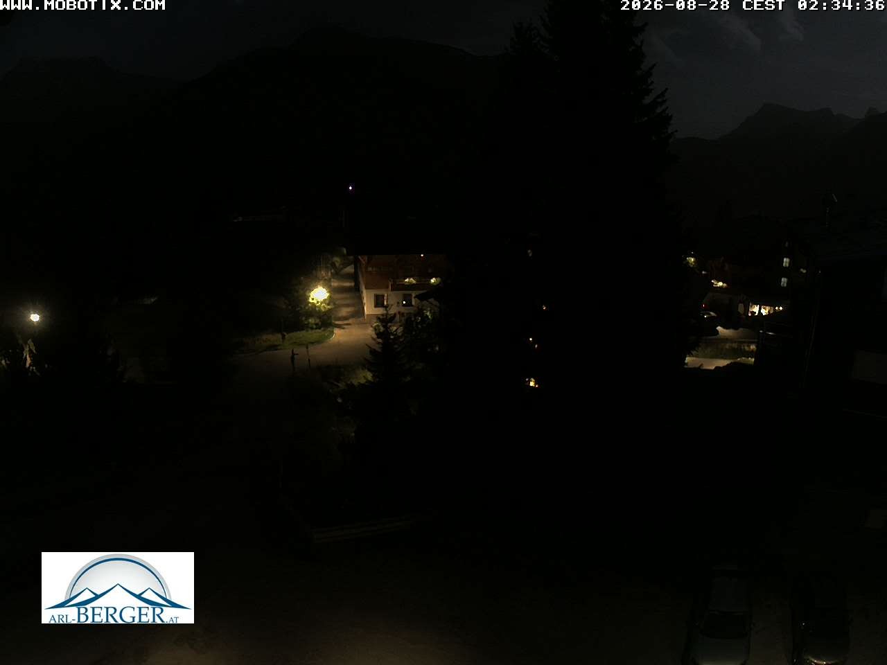 Archiv Foto Webcam Oberlech: Pension Berger
