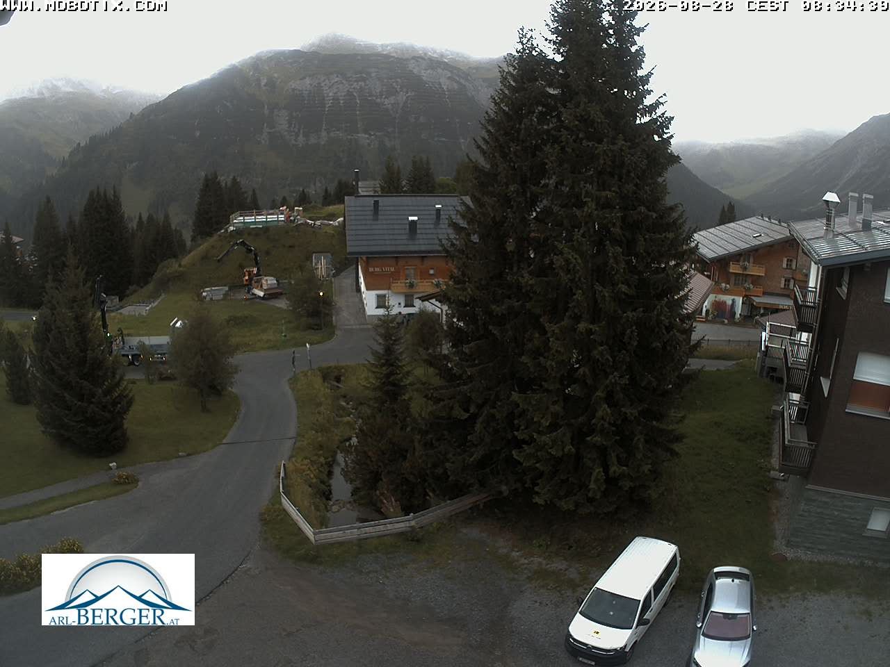 Archiv Foto Webcam Oberlech: Pension Berger