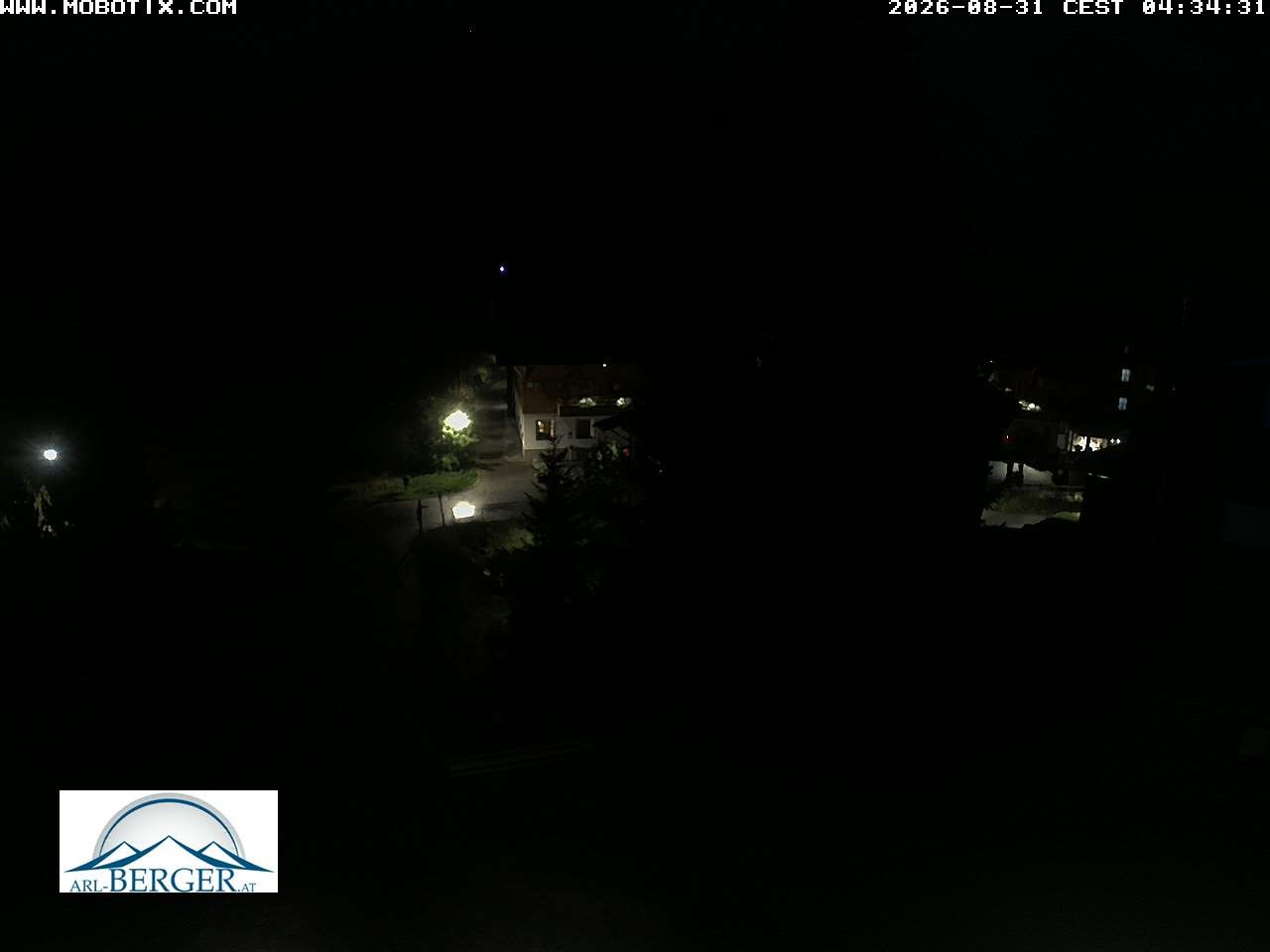 Archiv Foto Webcam Oberlech: Pension Berger