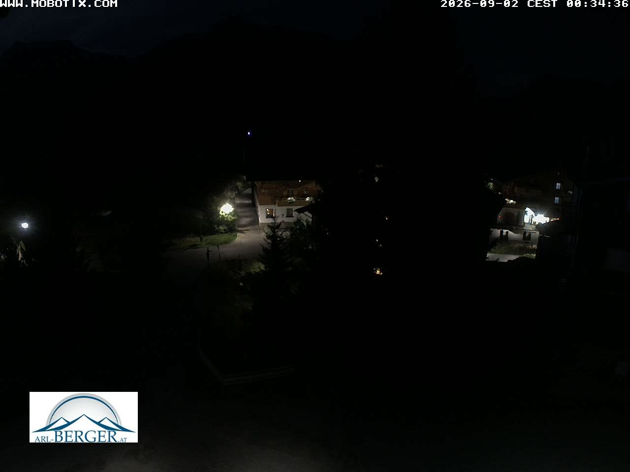 Archiv Foto Webcam Oberlech: Pension Berger