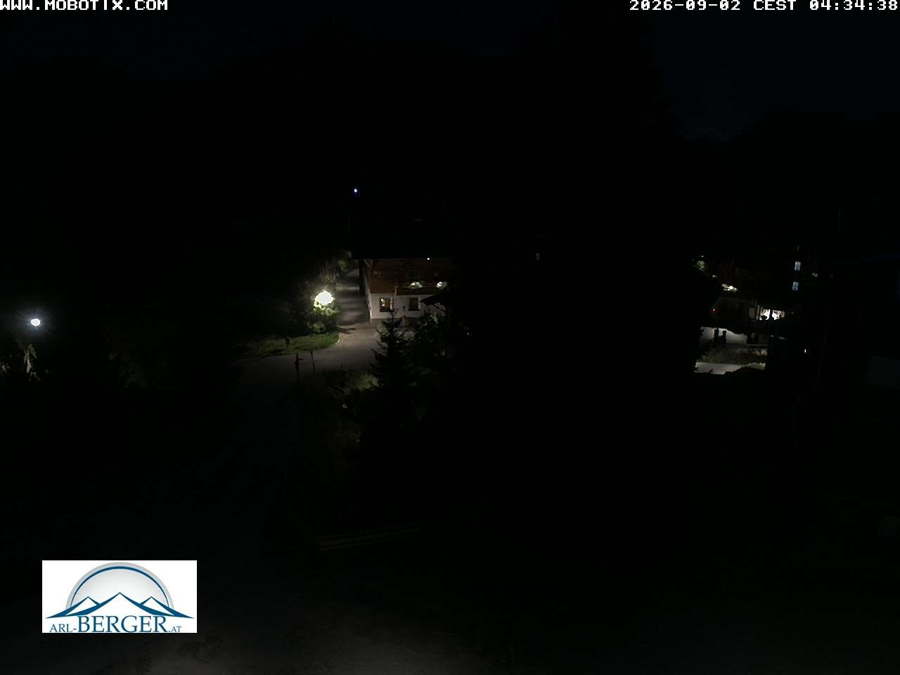 Archiv Foto Webcam Oberlech: Pension Berger