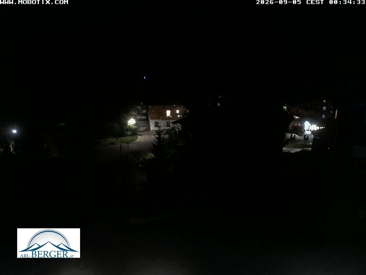 Archiv Foto Webcam Oberlech: Pension Berger