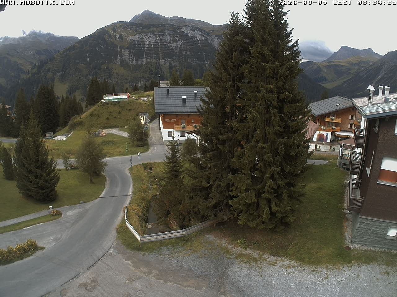 Archiv Foto Webcam Oberlech: Pension Berger