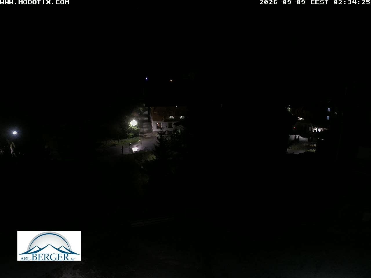 Archiv Foto Webcam Oberlech: Pension Berger