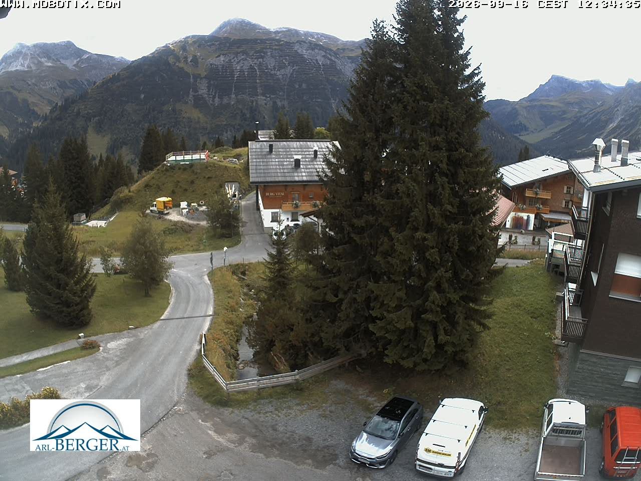 Archiv Foto Webcam Oberlech: Pension Berger