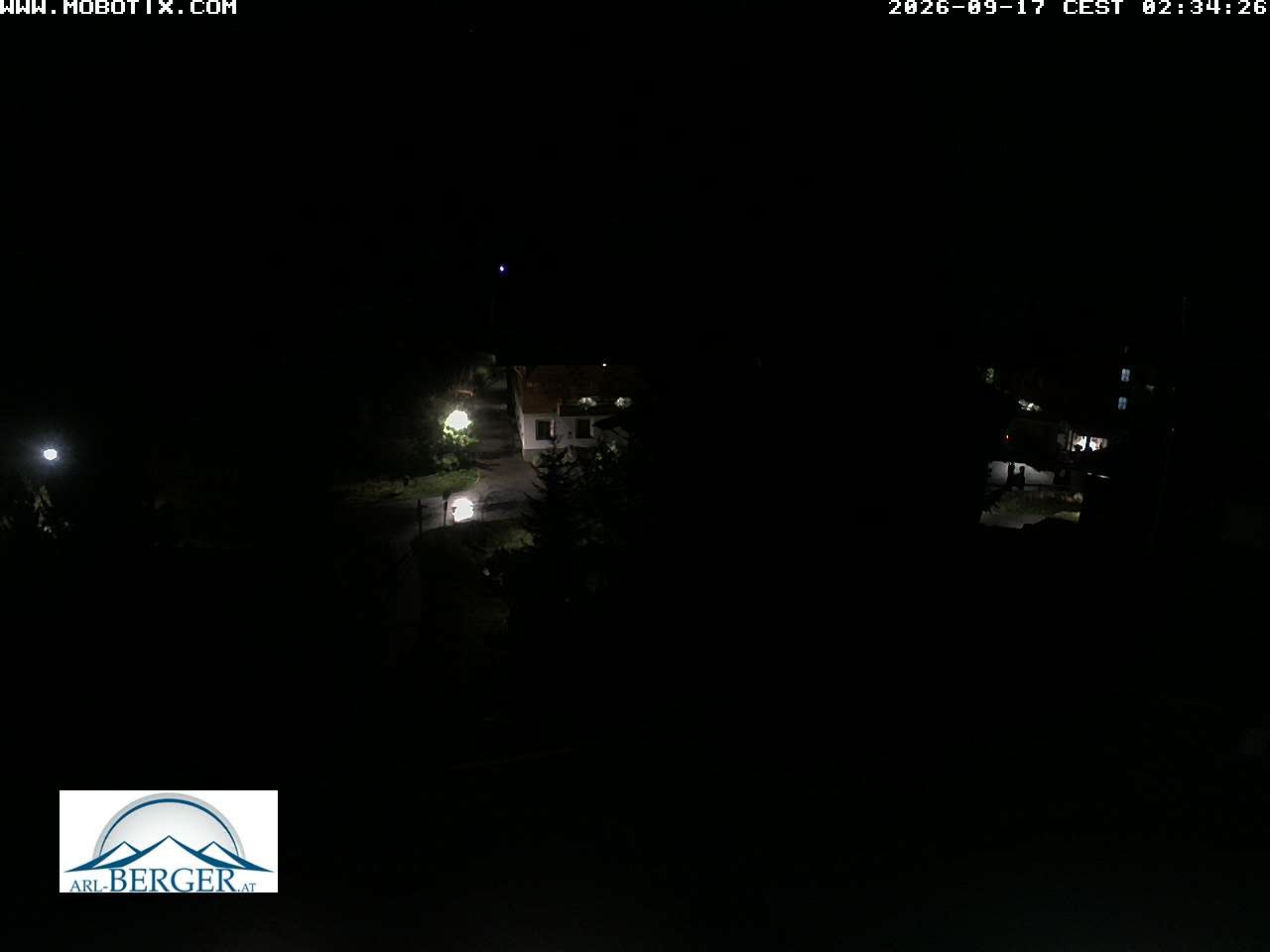 Archiv Foto Webcam Oberlech: Pension Berger