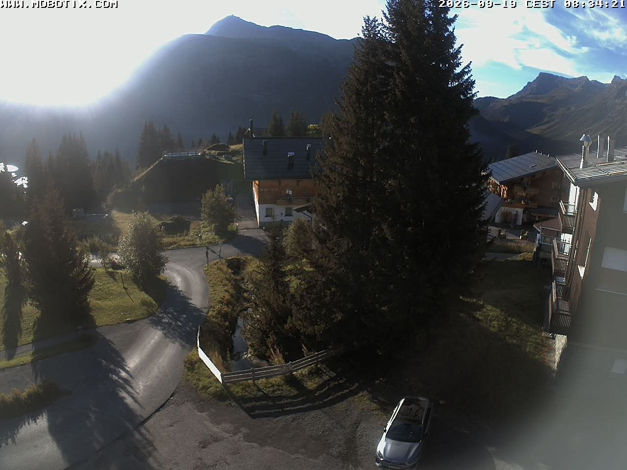 Archiv Foto Webcam Oberlech: Pension Berger