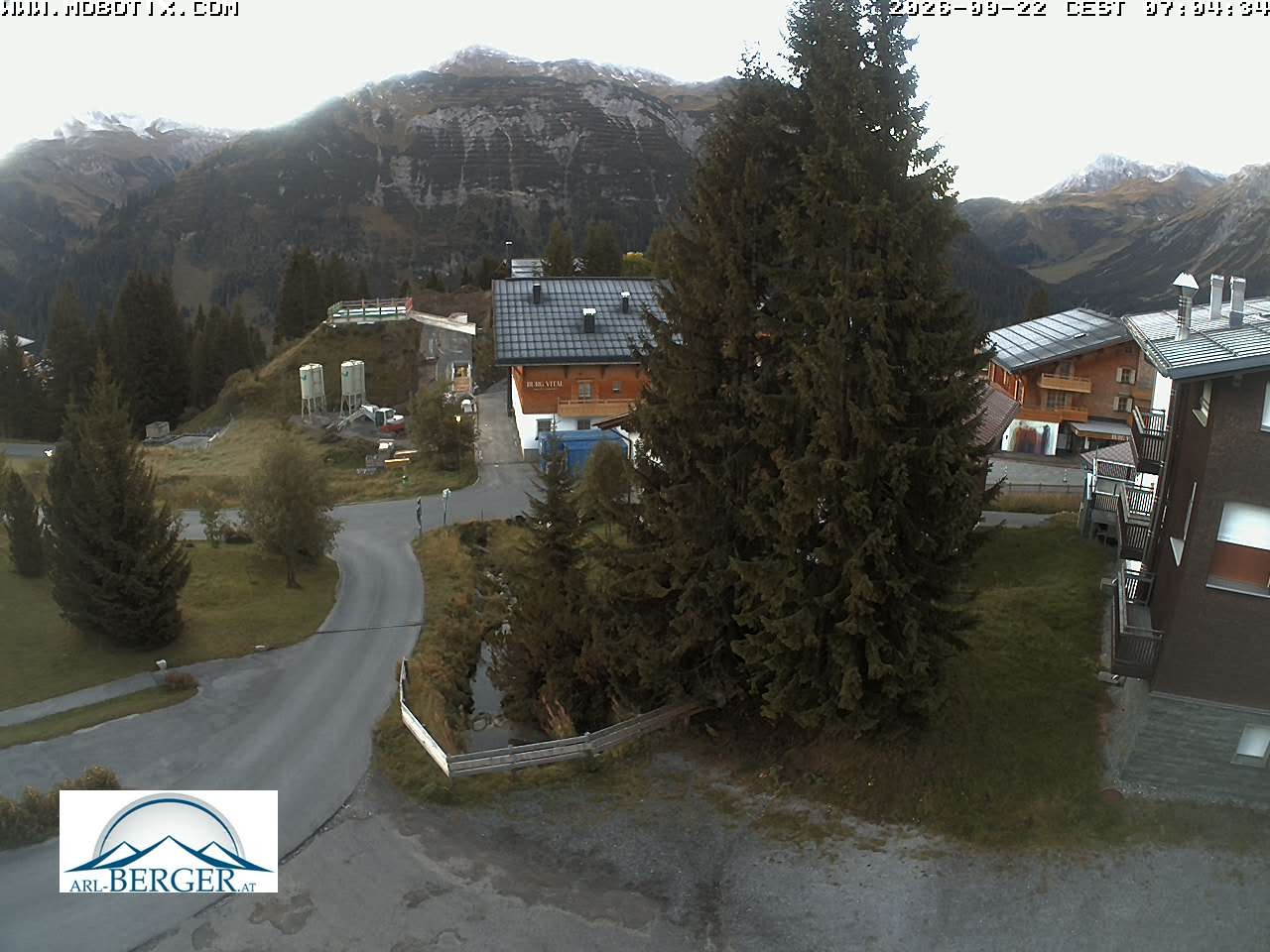 Archiv Foto Webcam Oberlech: Pension Berger