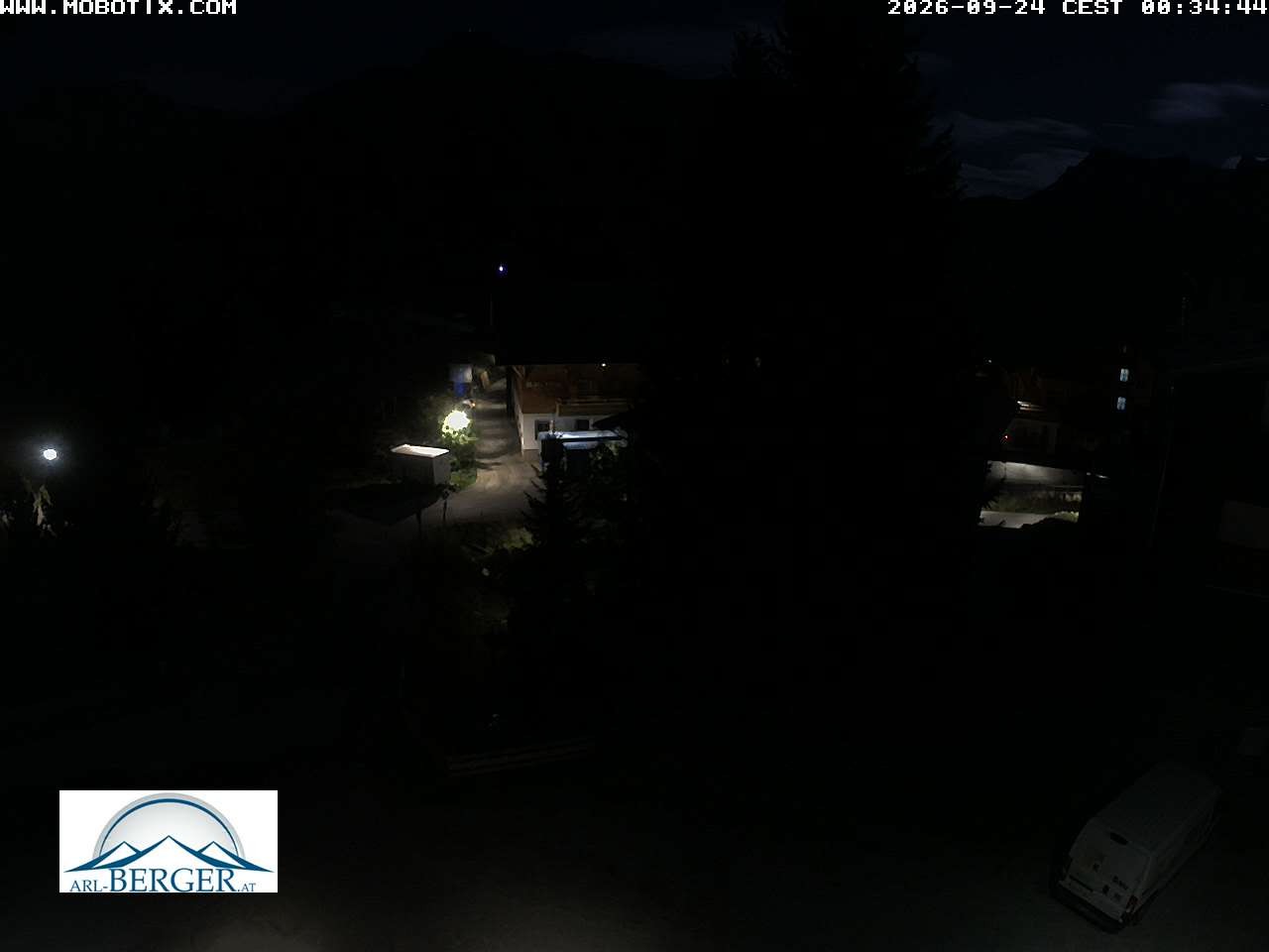 Archiv Foto Webcam Oberlech: Pension Berger