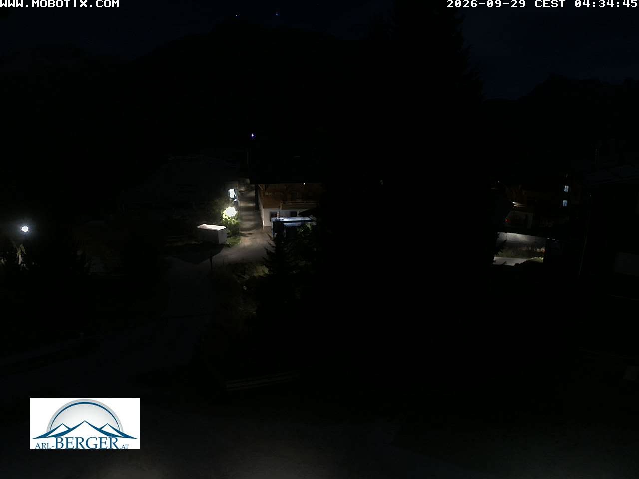 Archiv Foto Webcam Oberlech: Pension Berger