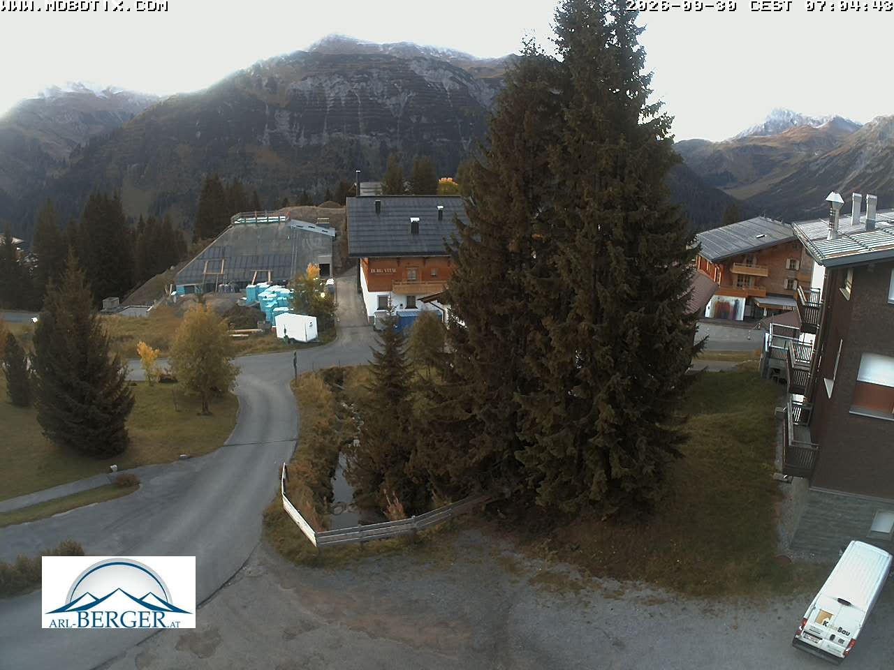 Archiv Foto Webcam Oberlech: Pension Berger
