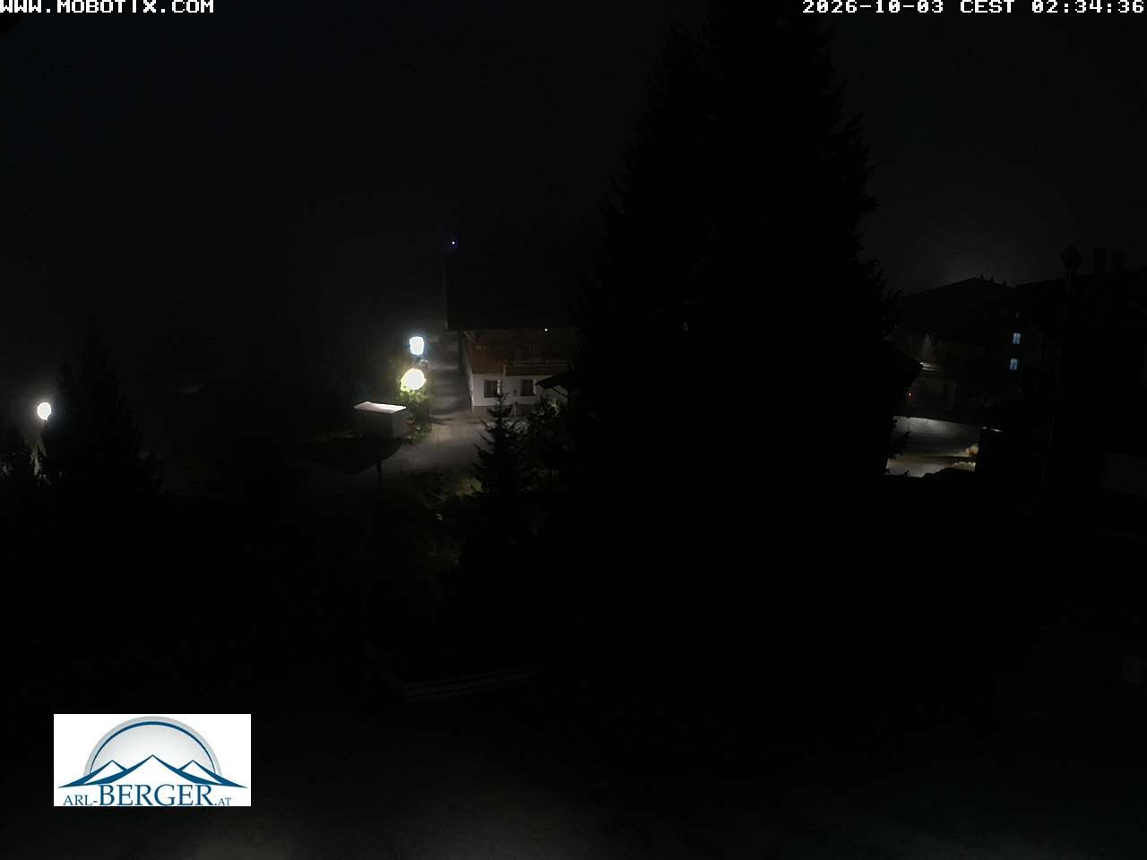Archiv Foto Webcam Oberlech: Pension Berger