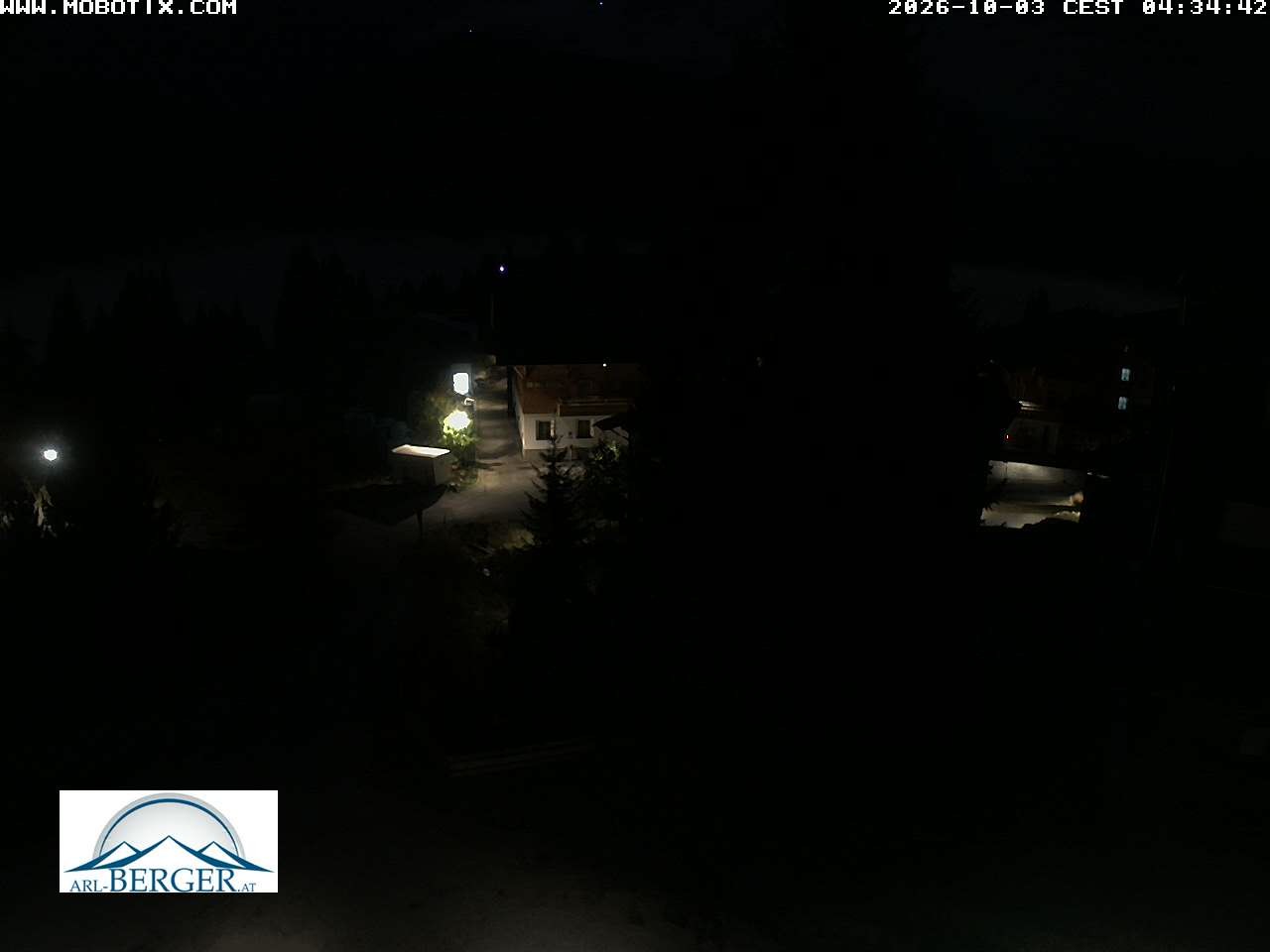 Archiv Foto Webcam Oberlech: Pension Berger