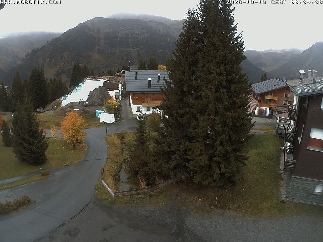 Archiv Foto Webcam Oberlech: Pension Berger