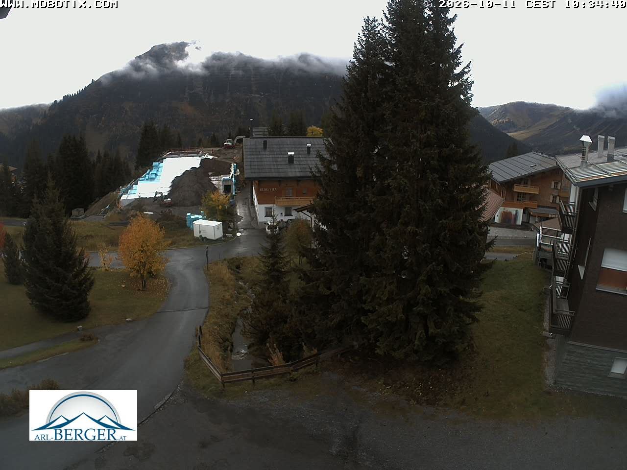 Archiv Foto Webcam Oberlech: Pension Berger