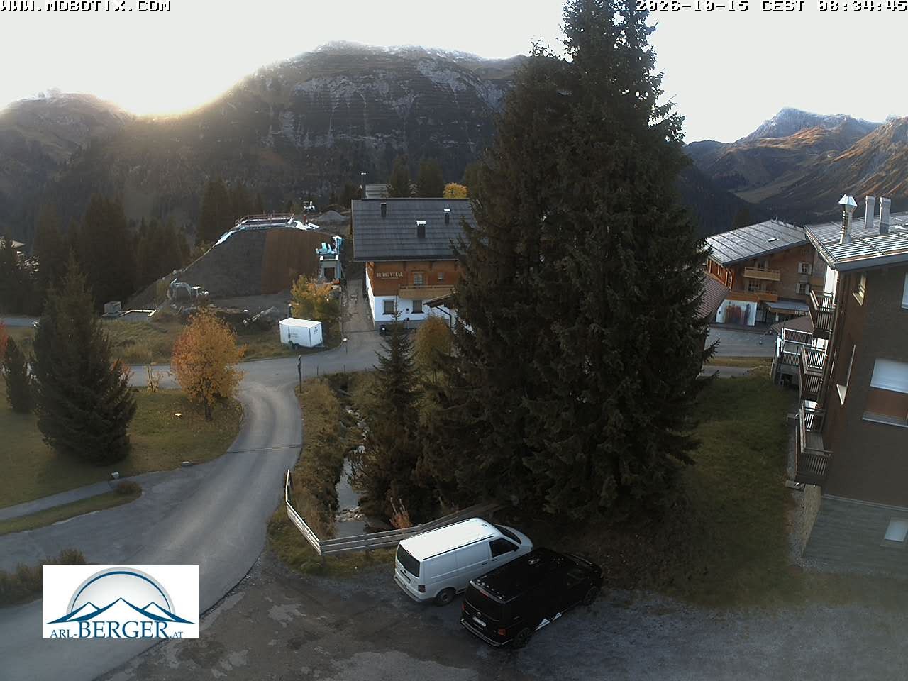 Archiv Foto Webcam Oberlech: Pension Berger