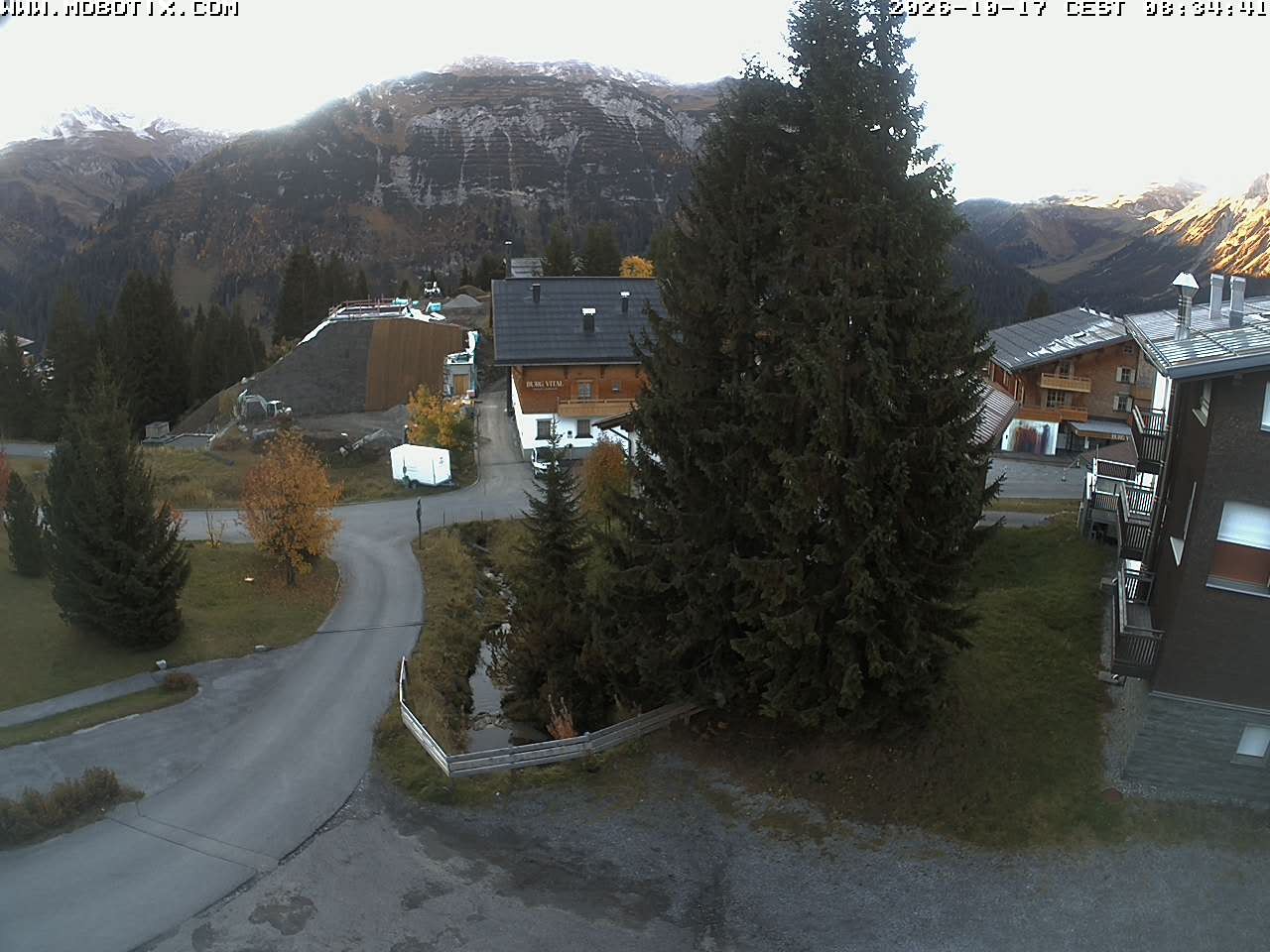 Archiv Foto Webcam Oberlech: Pension Berger
