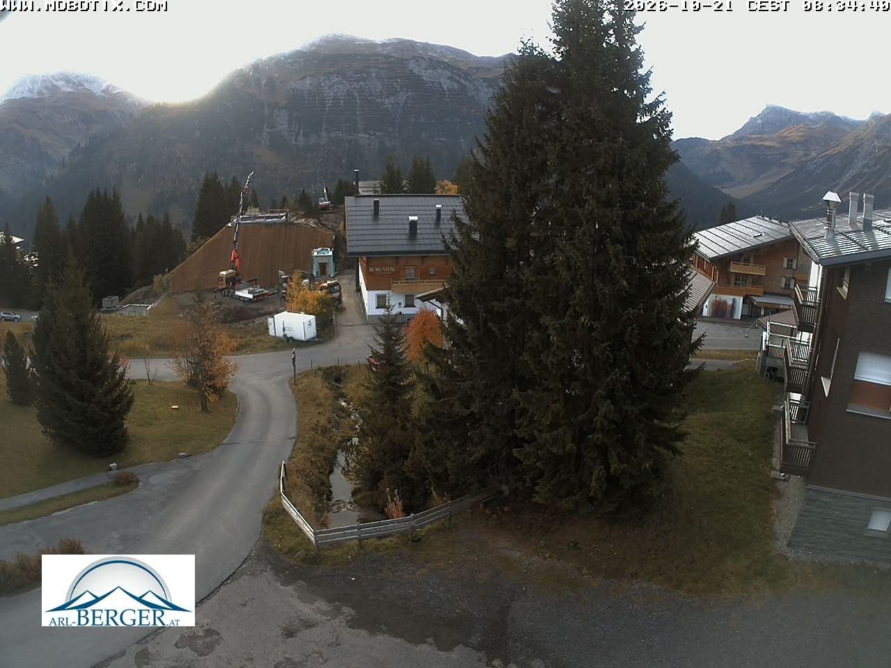 Archiv Foto Webcam Oberlech: Pension Berger