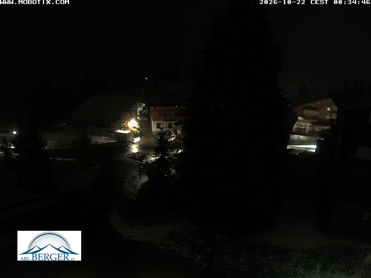 Archiv Foto Webcam Oberlech: Pension Berger
