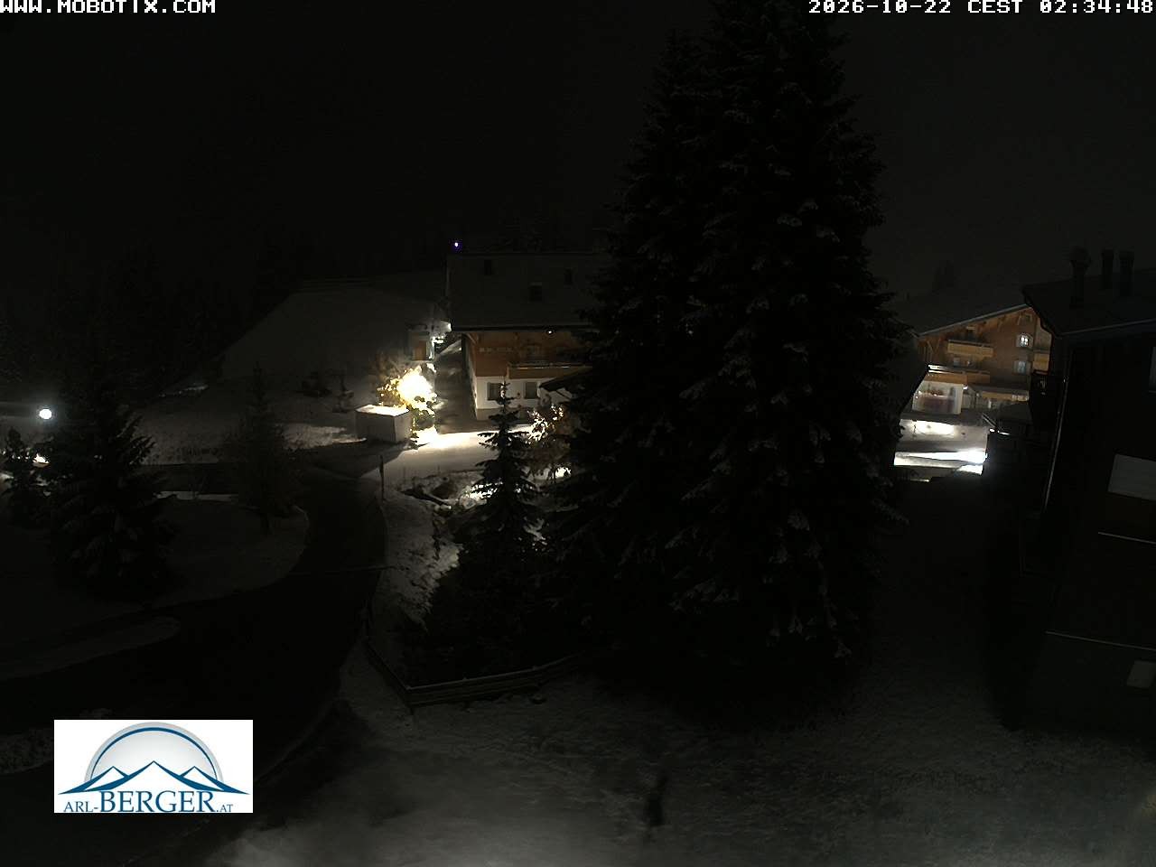 Archiv Foto Webcam Oberlech: Pension Berger