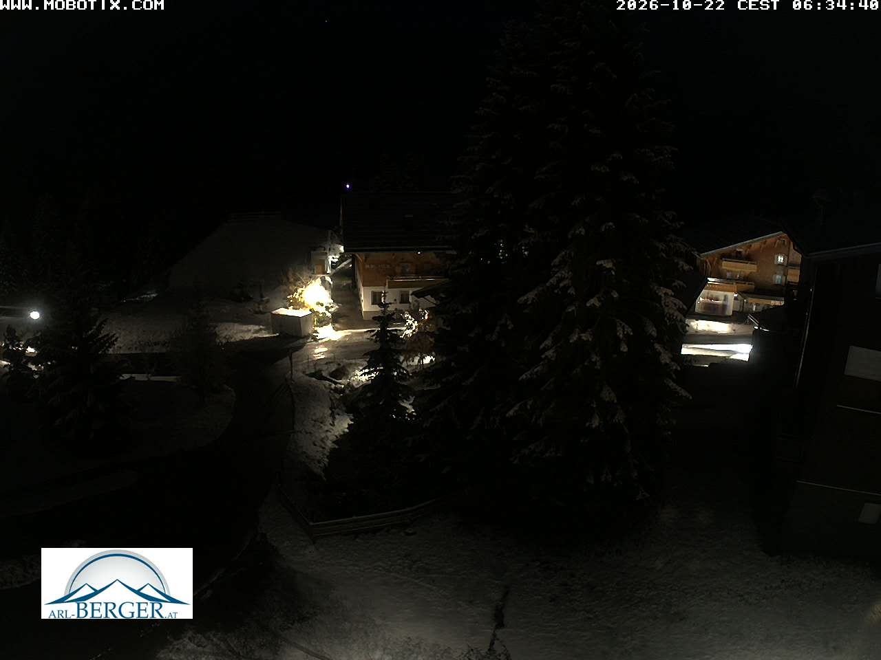 Archiv Foto Webcam Oberlech: Pension Berger