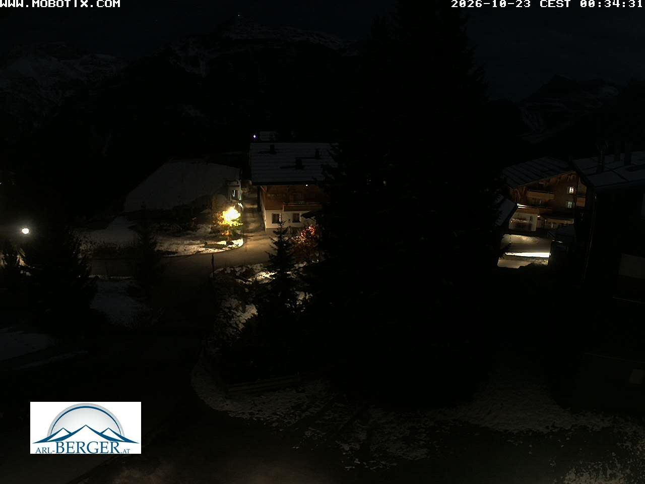Archiv Foto Webcam Oberlech: Pension Berger