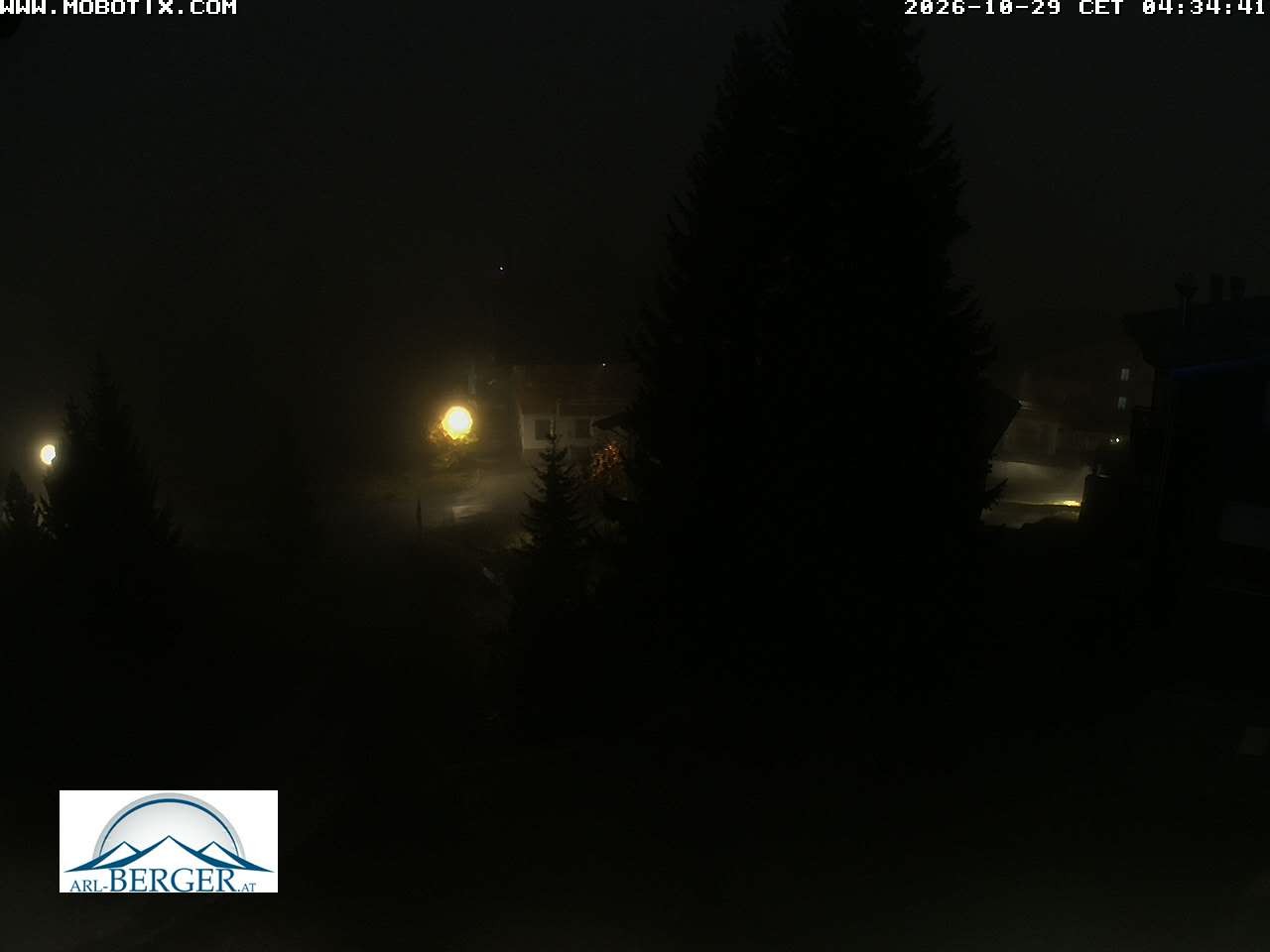Archiv Foto Webcam Oberlech: Pension Berger