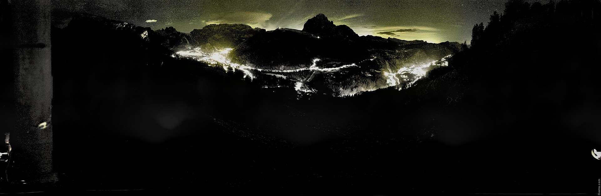 Archiv Foto Webcam Panorama über Wolkenstein