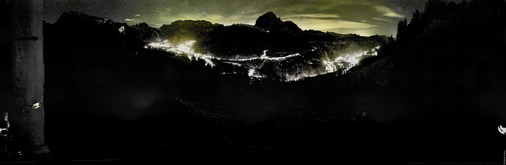 Archiv Foto Webcam Panorama über Wolkenstein