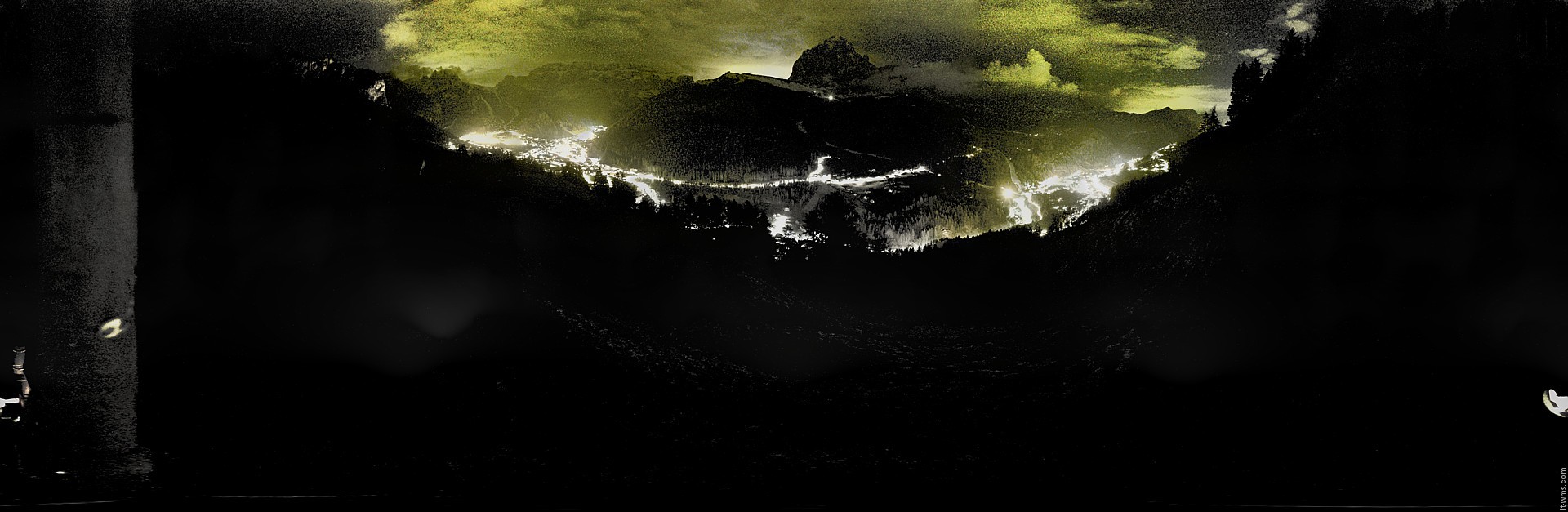 Archiv Foto Webcam Panorama über Wolkenstein