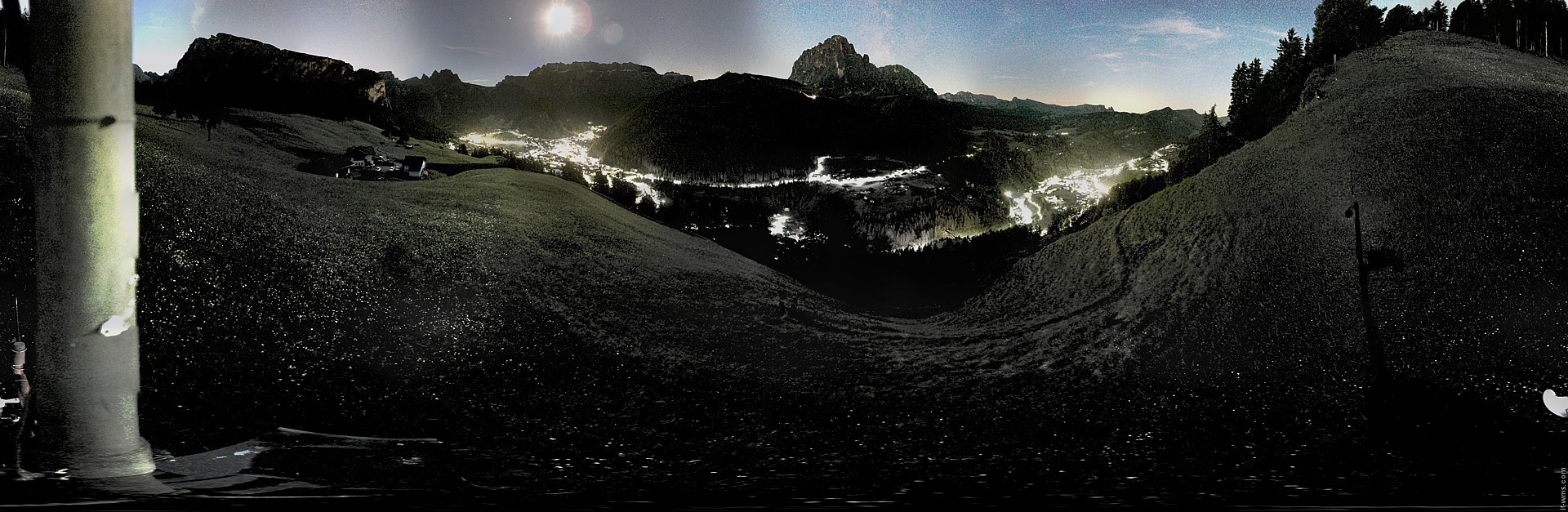 Archiv Foto Webcam Panorama über Wolkenstein