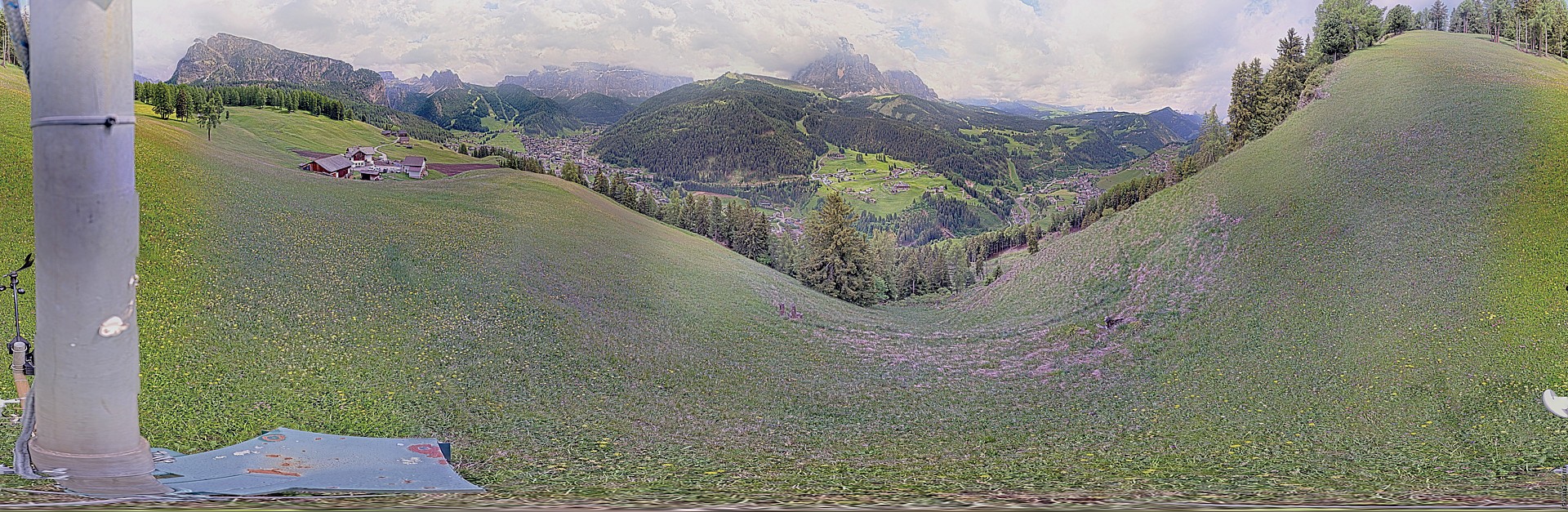Archiv Foto Webcam Panorama über Wolkenstein