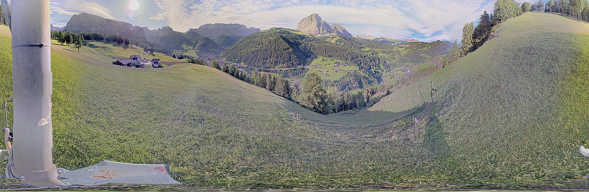 Archiv Foto Webcam Panorama über Wolkenstein