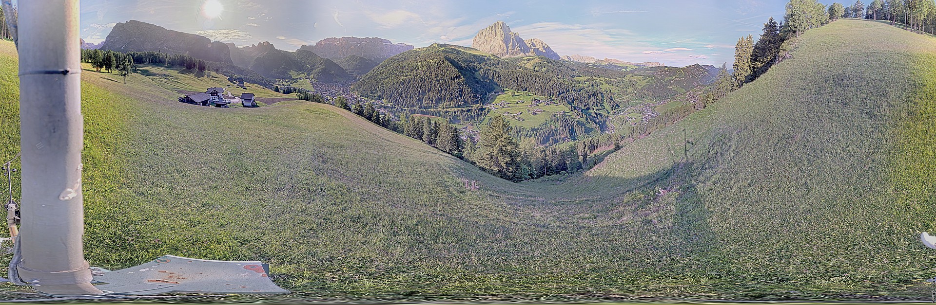 Archiv Foto Webcam Panorama über Wolkenstein
