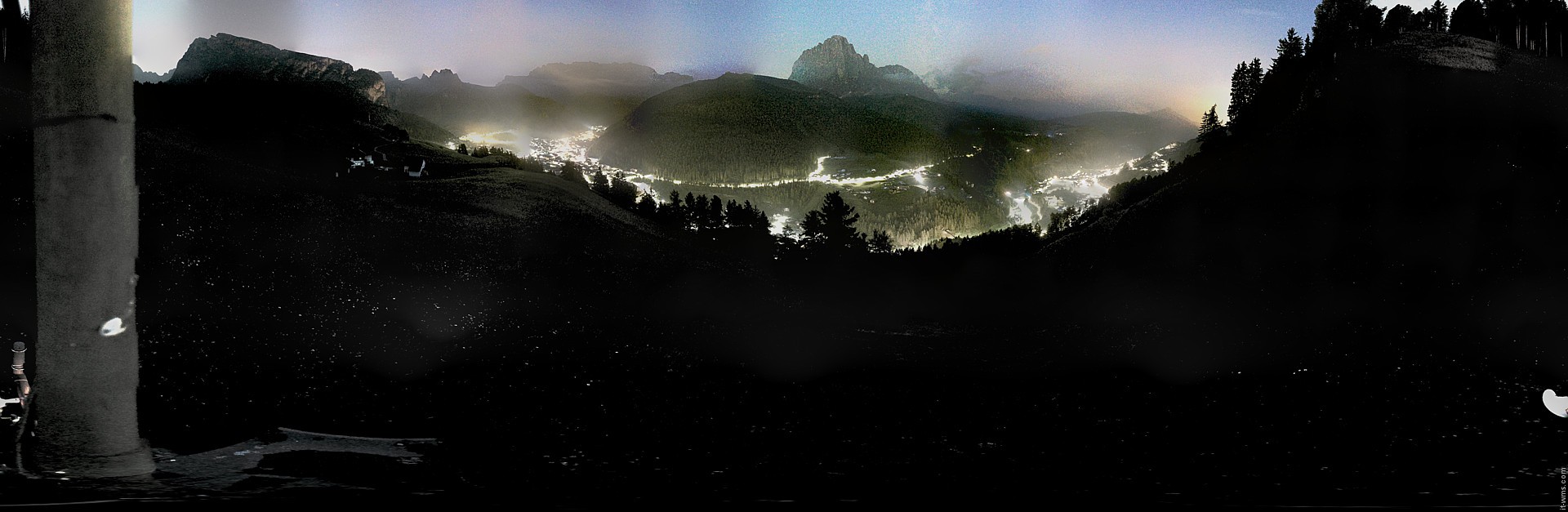 Archiv Foto Webcam Panorama über Wolkenstein