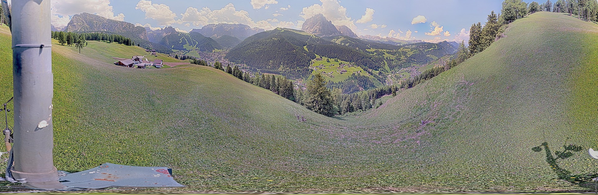 Archiv Foto Webcam Panorama über Wolkenstein