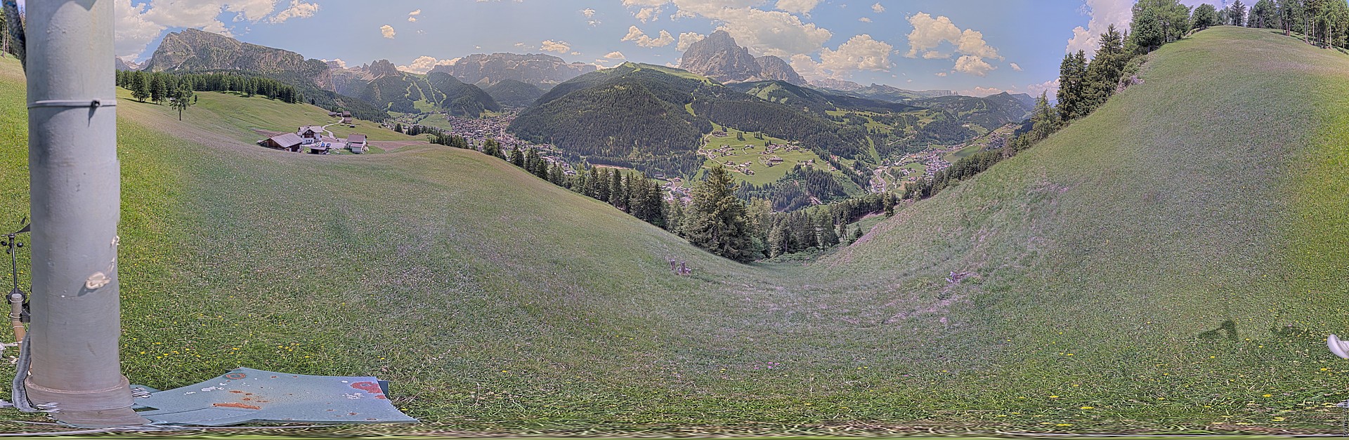 Archiv Foto Webcam Panorama über Wolkenstein