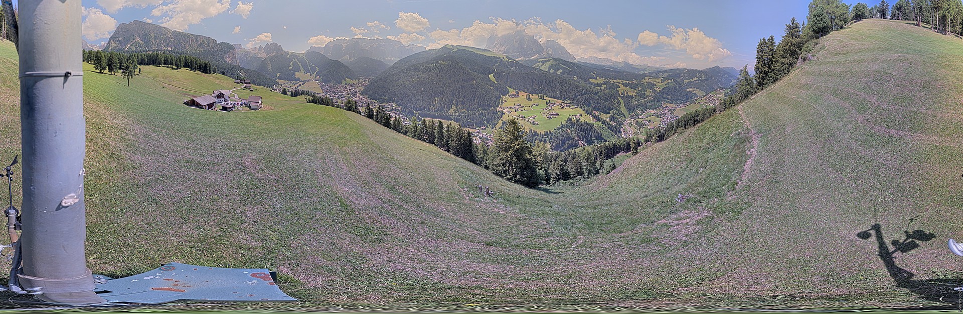 Archiv Foto Webcam Panorama über Wolkenstein